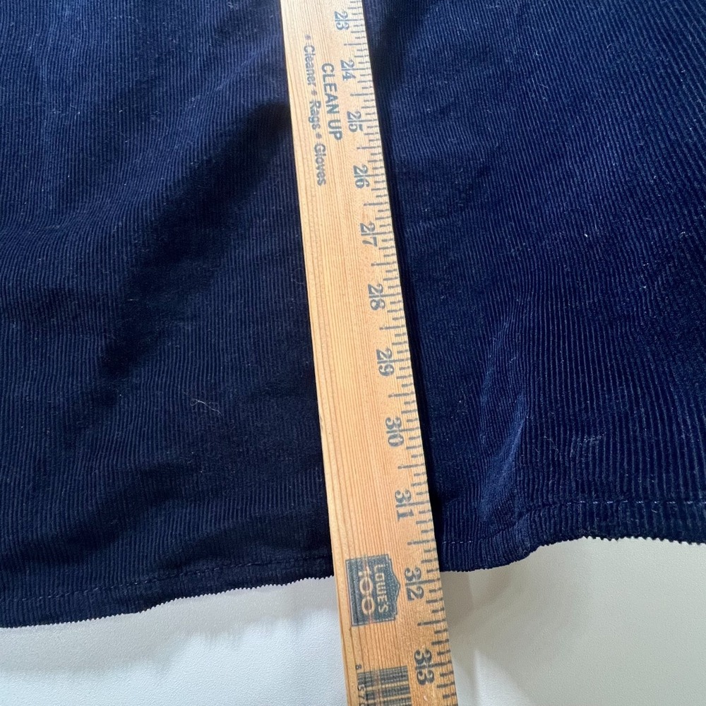 Alpine Design Cord Shirt Navy Size Men's XXL Outdoor Organic Cotton Corduroy 2XL - Picture 10 of 10